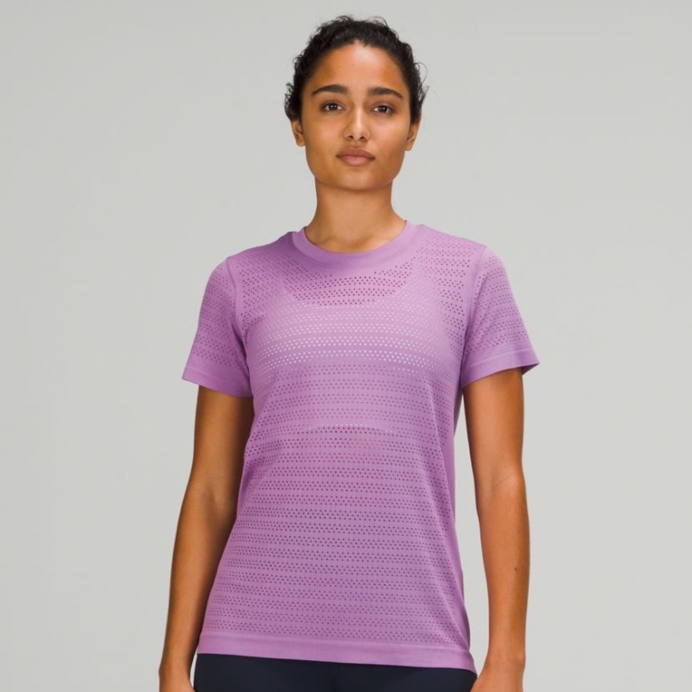 Swiftly Breathe Short Sleeve Shirt *Squad